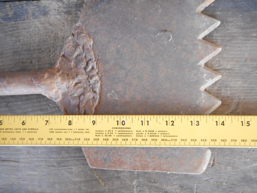 Primitive Tool Rustic Cabin Barn Farmhouse Decor Rusty Flea Market No handle