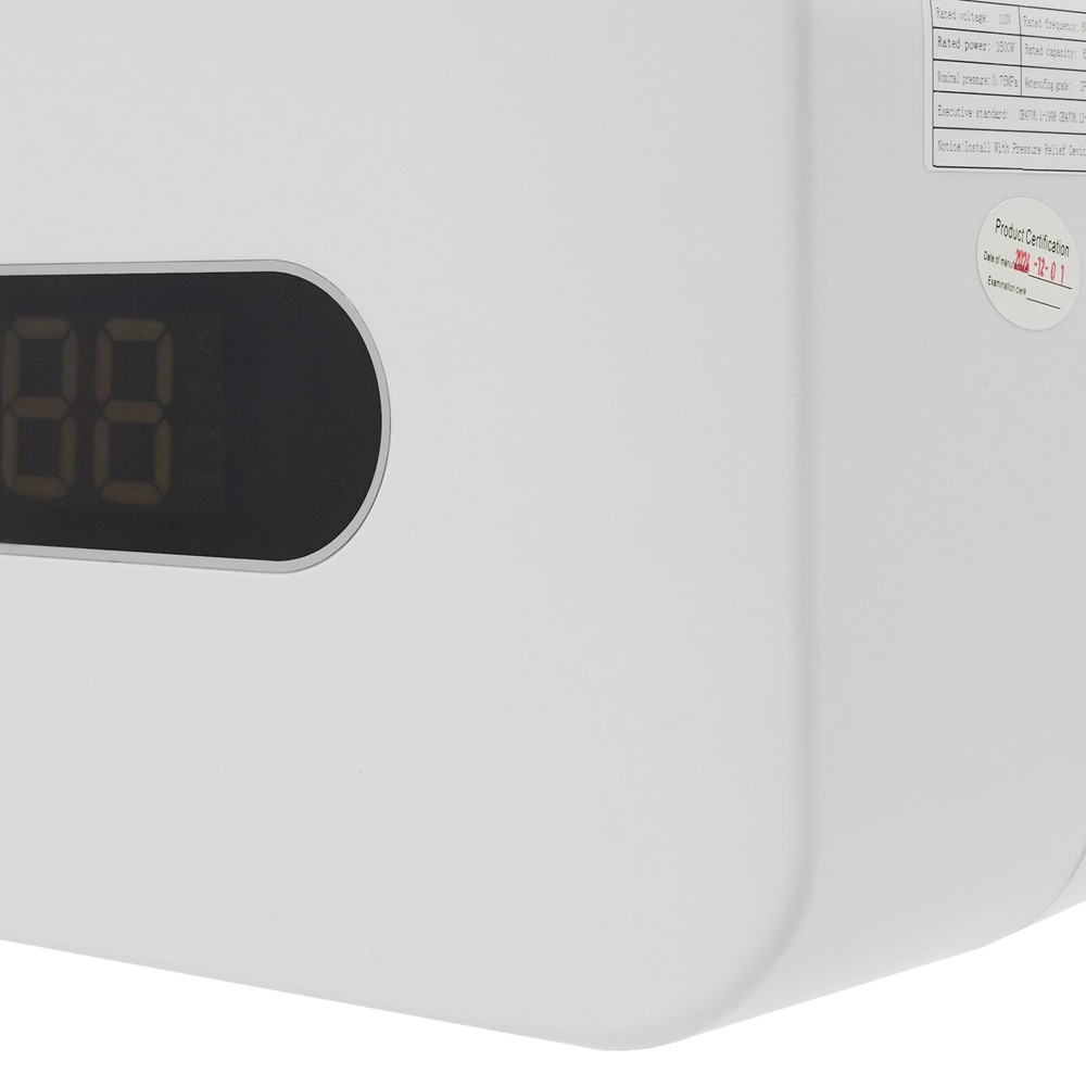 1500W 110V Electric Mini-Tank Water Heater Shower Compact Storage Top Outlet