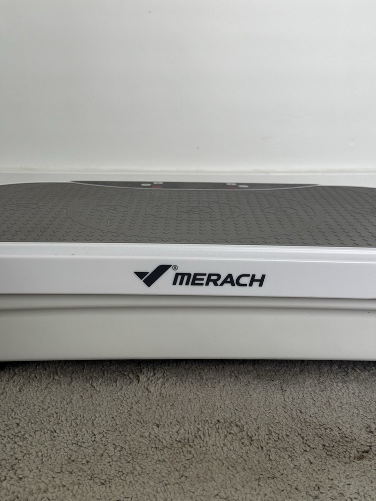 MERACH Vibration Plate Exercise Machine with LED Display and Bluetooth