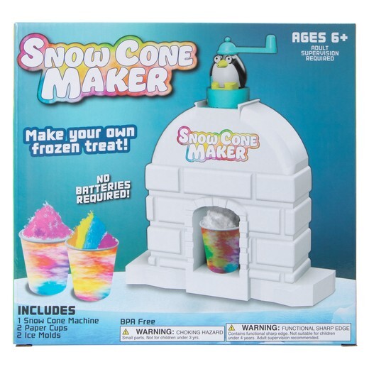 Shaved Ice Machine Snow Cone Machine - Portable Crusher, Gift Idea.