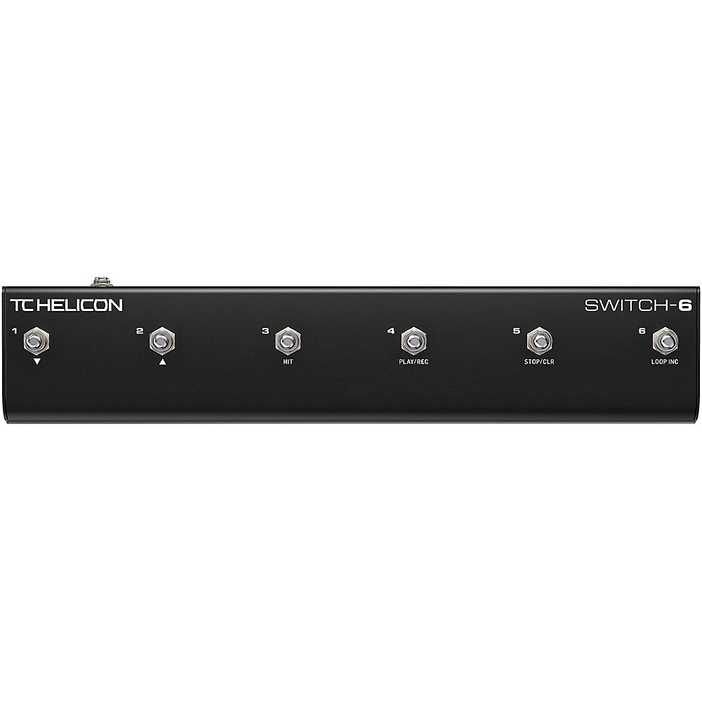 TC Helicon SWITCH-6 6-Button Footswitch Black