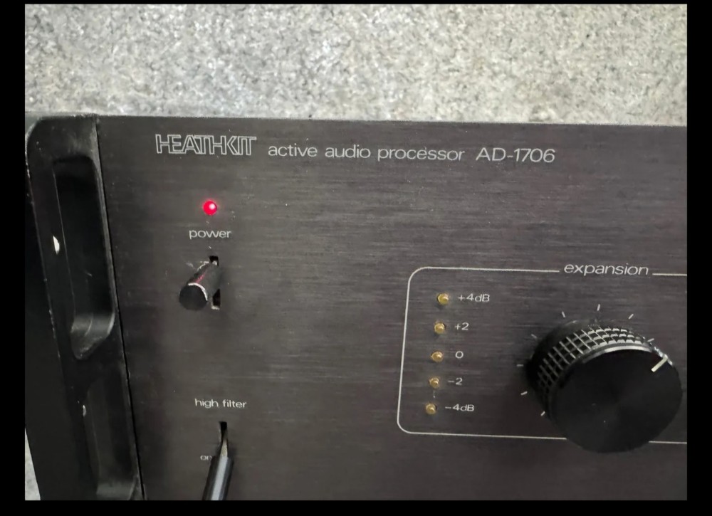 VINTAGE.Heathkit Active Audio Processor AD-1706 | Serial No. 01-42041