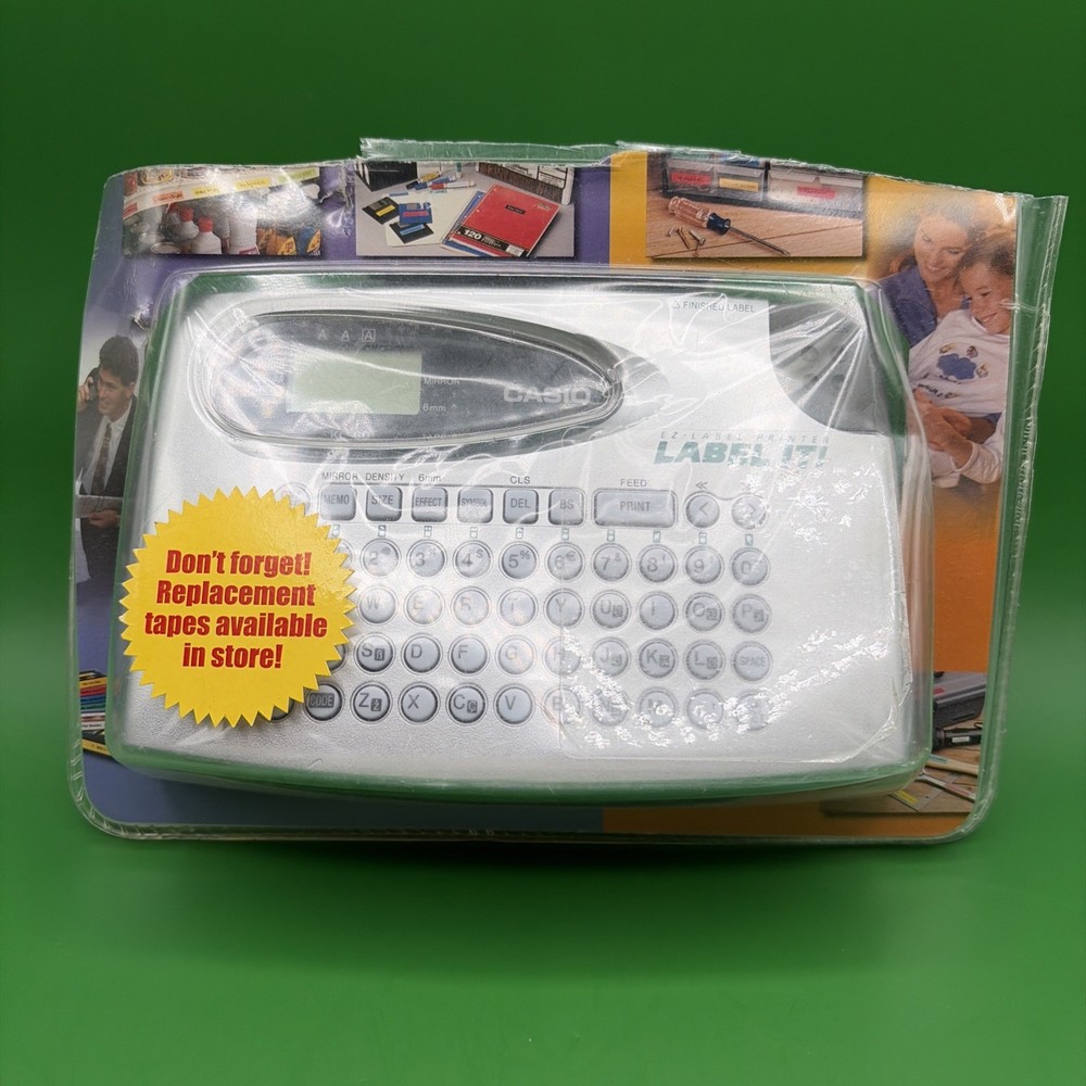 Casio Label It! KL-60-L EZ Label Printer New Damaged Box Retro Electronics