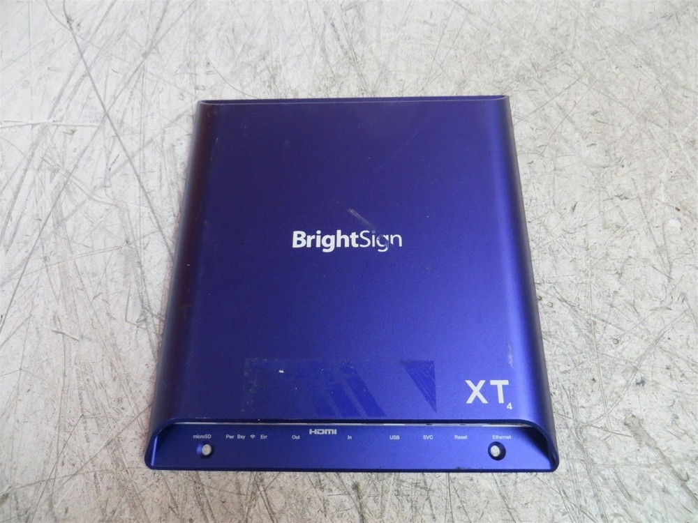 Graphical Issues BrightSign XT1144 XT4 4K Digital Signage Player AS-IS