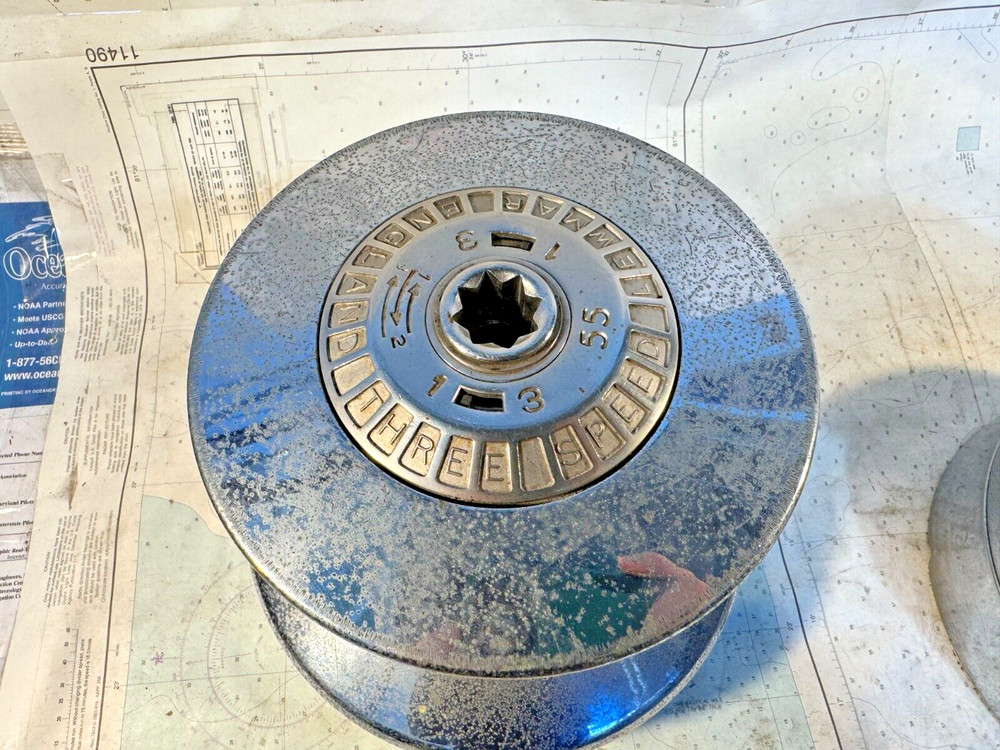 Lewmar Three Speed 48 Winches, a pair.