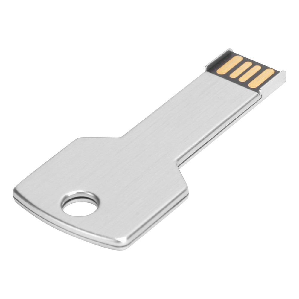 Cool Key Shape USB Flash Drive For Fast File Storage In Computer Silver