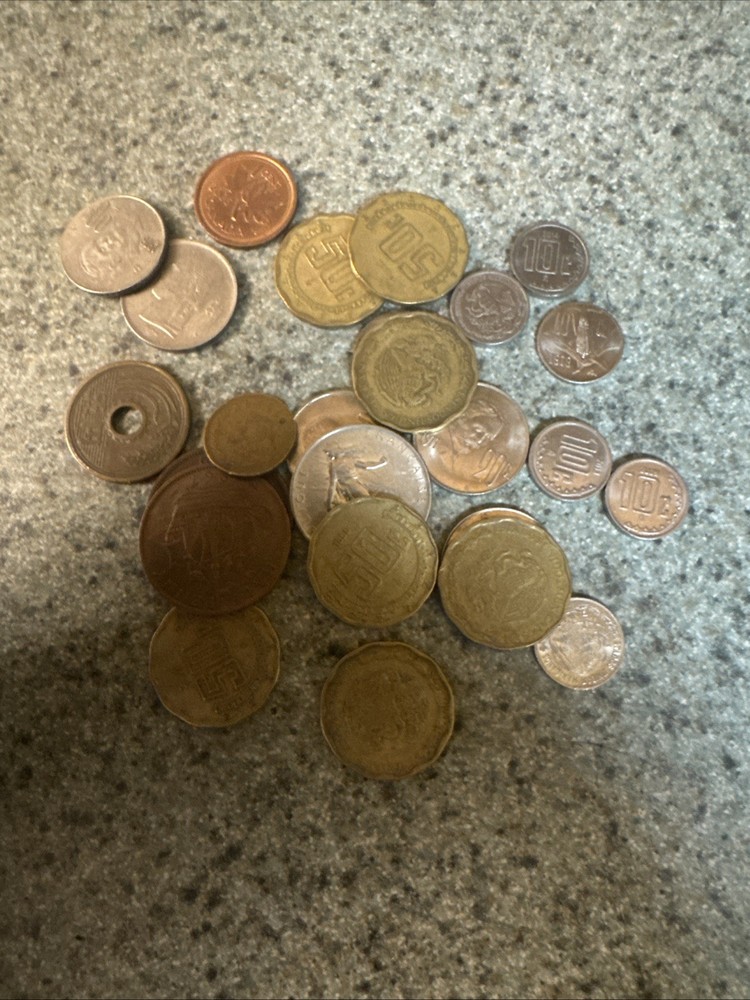 24 Mixed Random World Coins