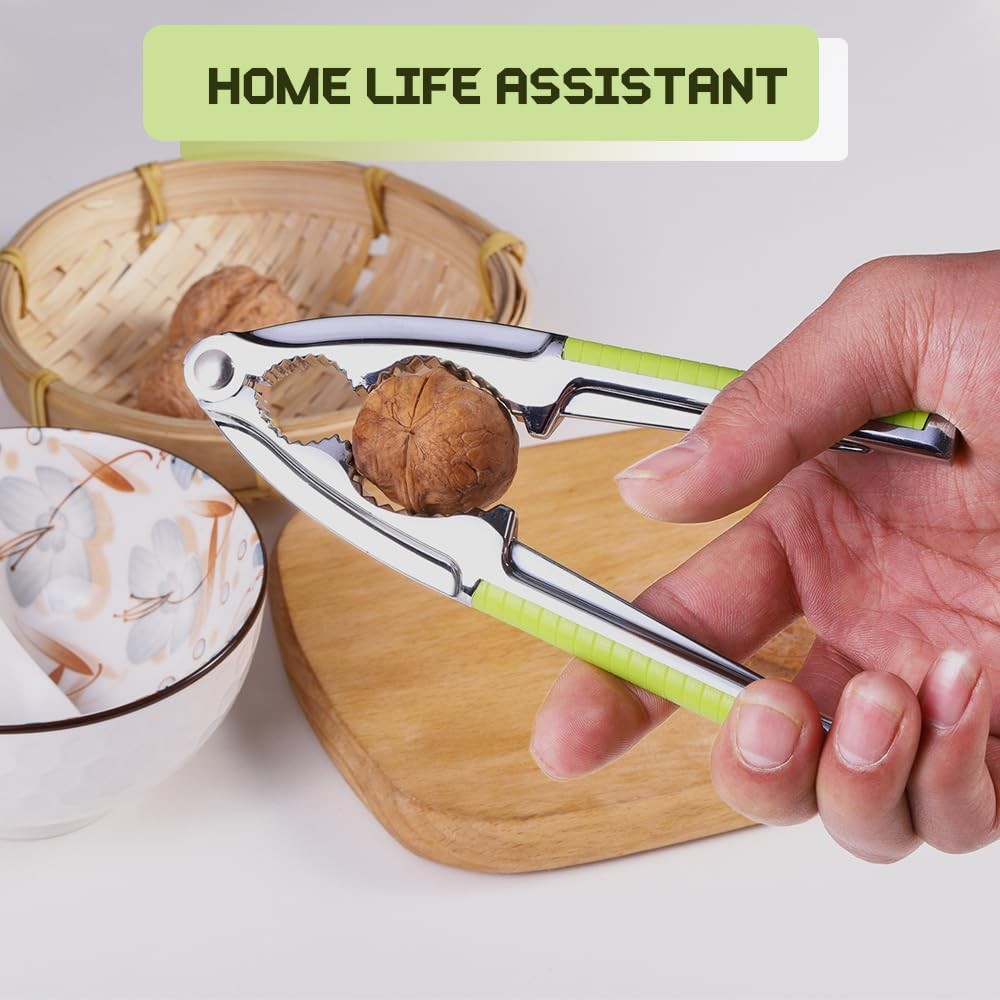 Nut cracker, Seafood Tools, Walnut for All Nuts, Heavy Duty with Forks/Picks