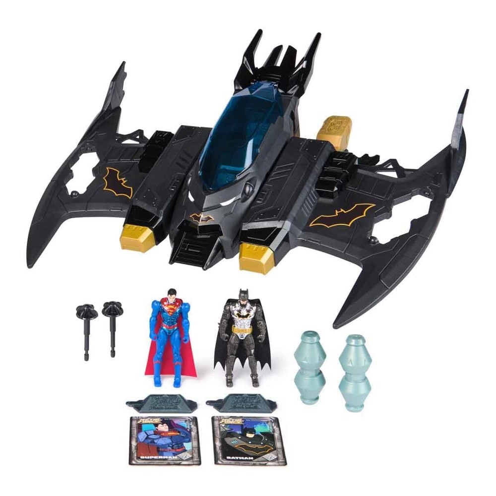DC Comics, Metal Force Transforming Batwing, 2-in-1 Playset, 1, Multicolor
