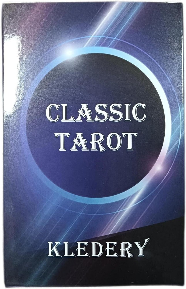 Classic Tarot Deck with Meanings, Guide Book & Pouch