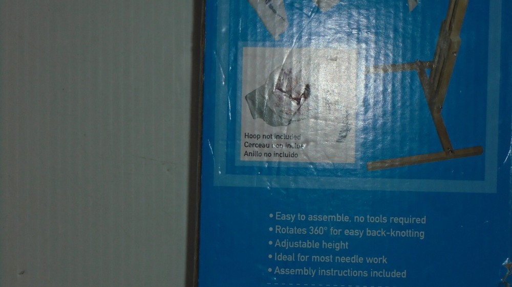 ADJUSTABLE CRAFT STAND LOOPS AND THREADS For Needle work. New