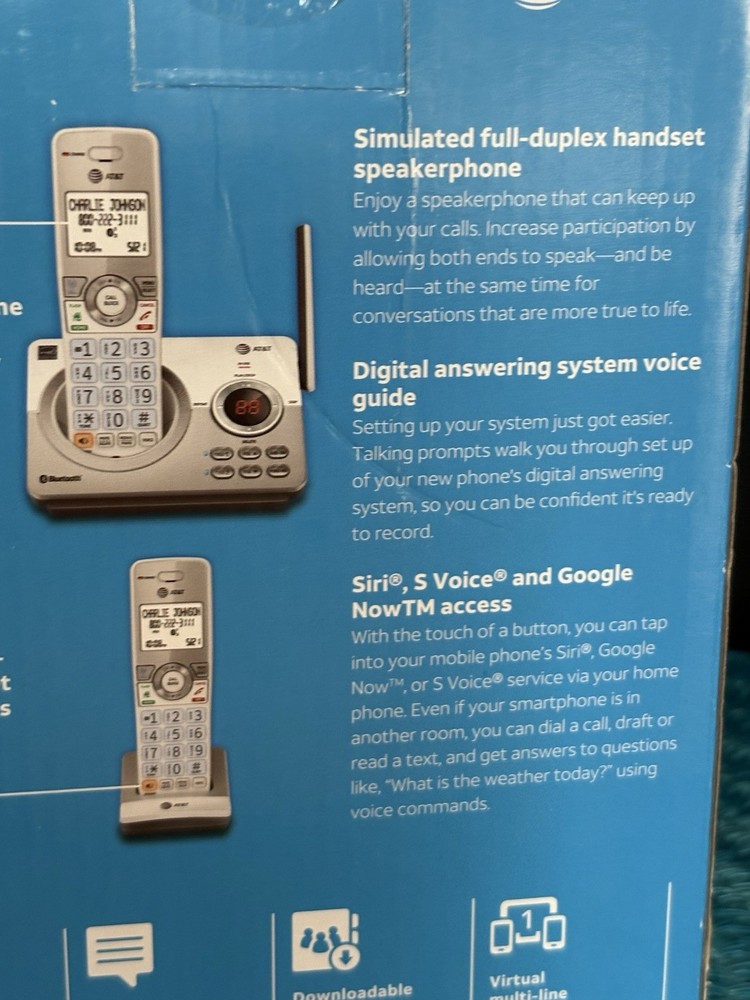 AT&T 2 Handset answering system . Bluetooth Feature