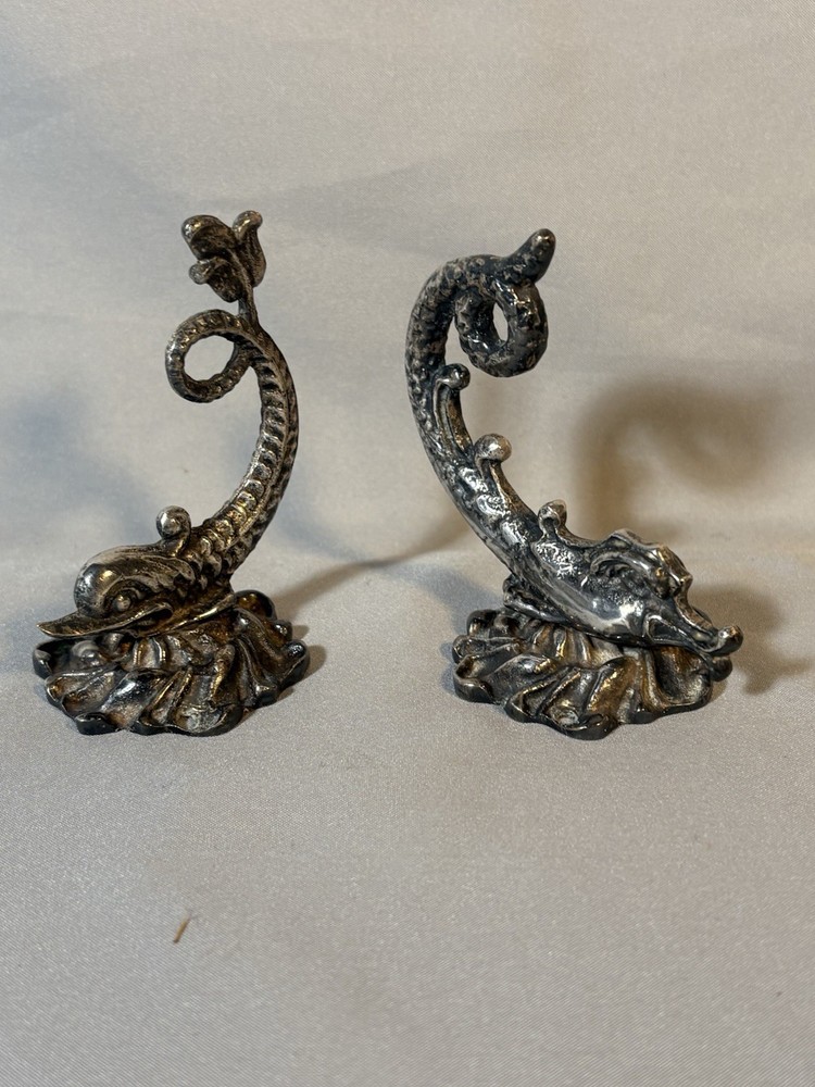 Sea Serpent Brass Victorian Coat Hooks