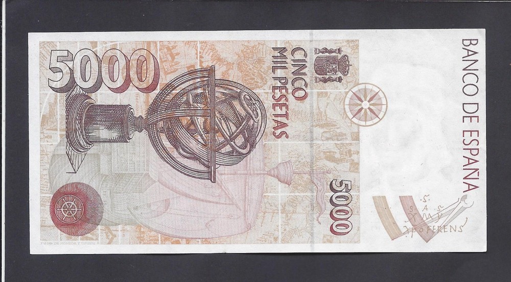 SPAIN - 5000 PESETAS 1992 @ @