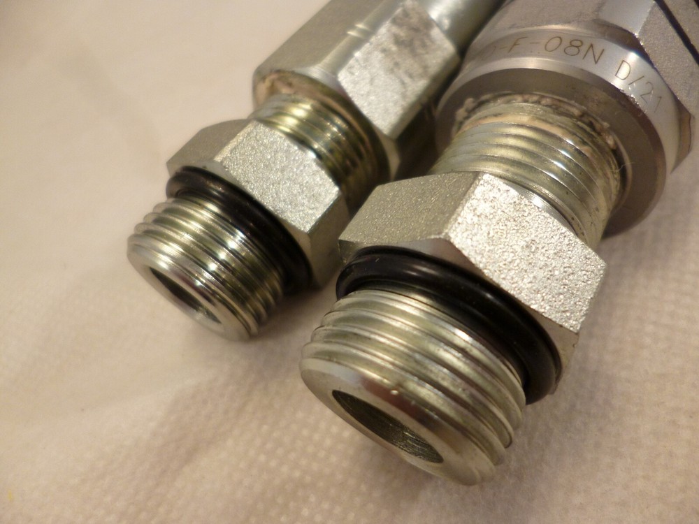 2 SETS HOLMBURY & UNBRANDED HYDRAULIC QUICK DISCONNECT COUPLING 1/2" NPT