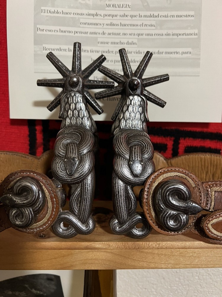 Antique Mexican Snake Spurs