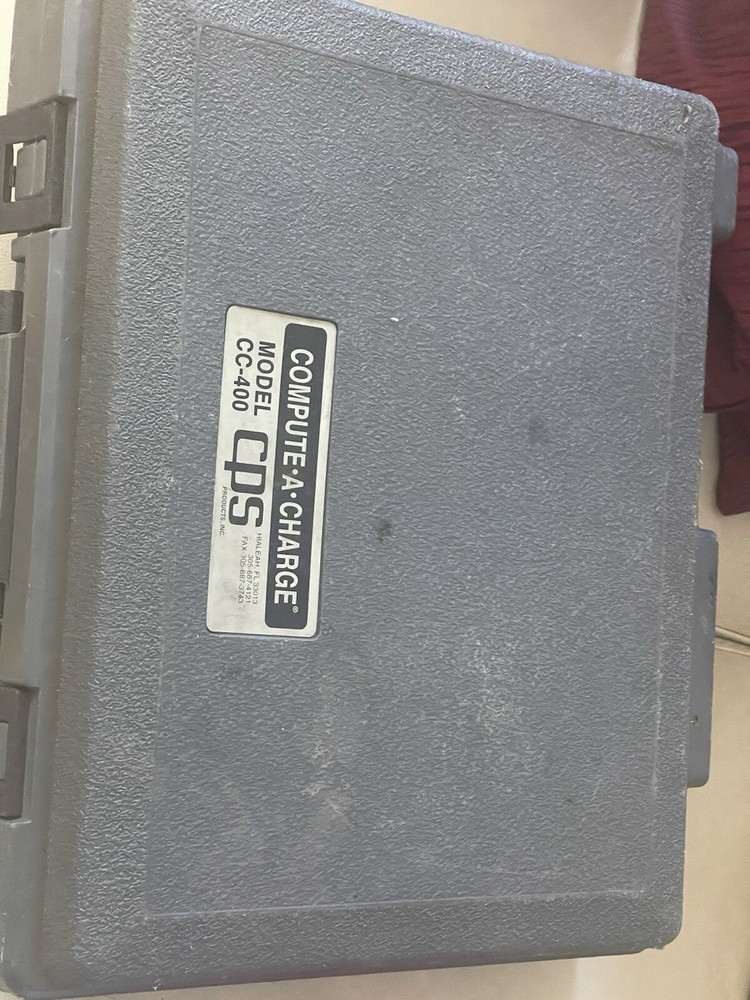 CPS CC-400 Compute-A-Charge Automatic Precision Charging and Recovery Computer .