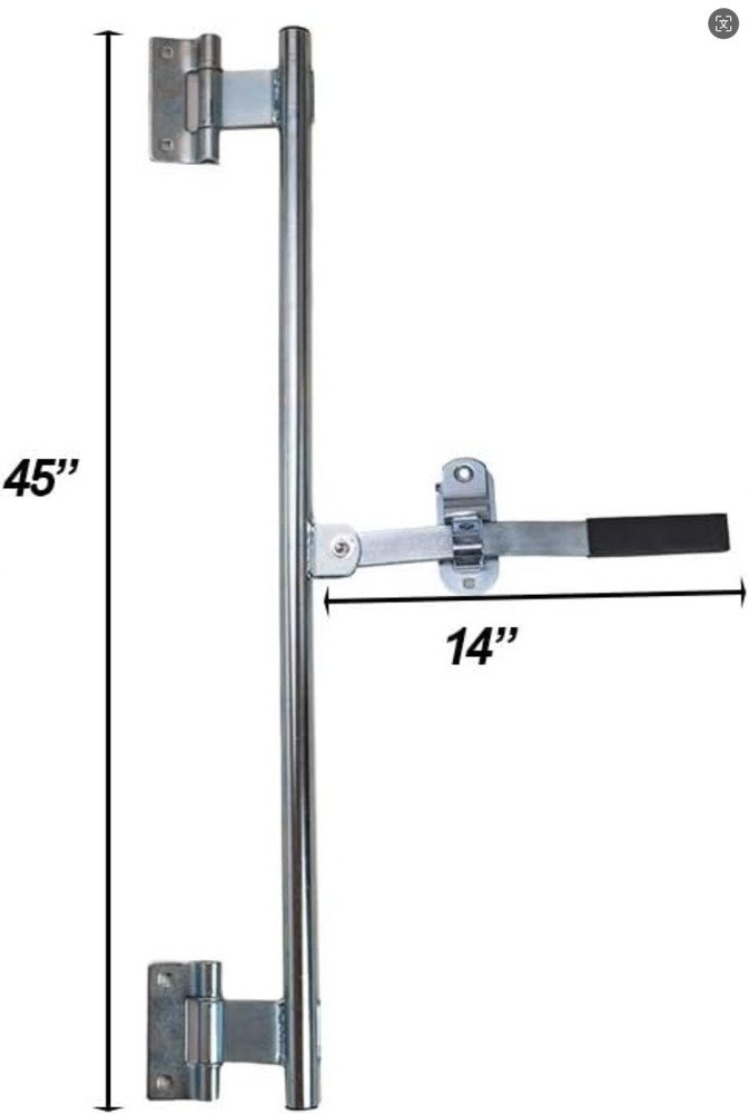 Cam Bar Enclosed Trailer Latch Lock Handle Door Cambar Cargo 45"