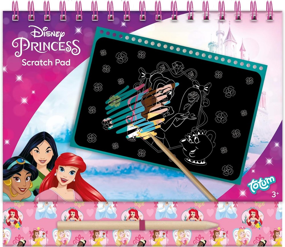 Totum Disney Princess Scratch Book