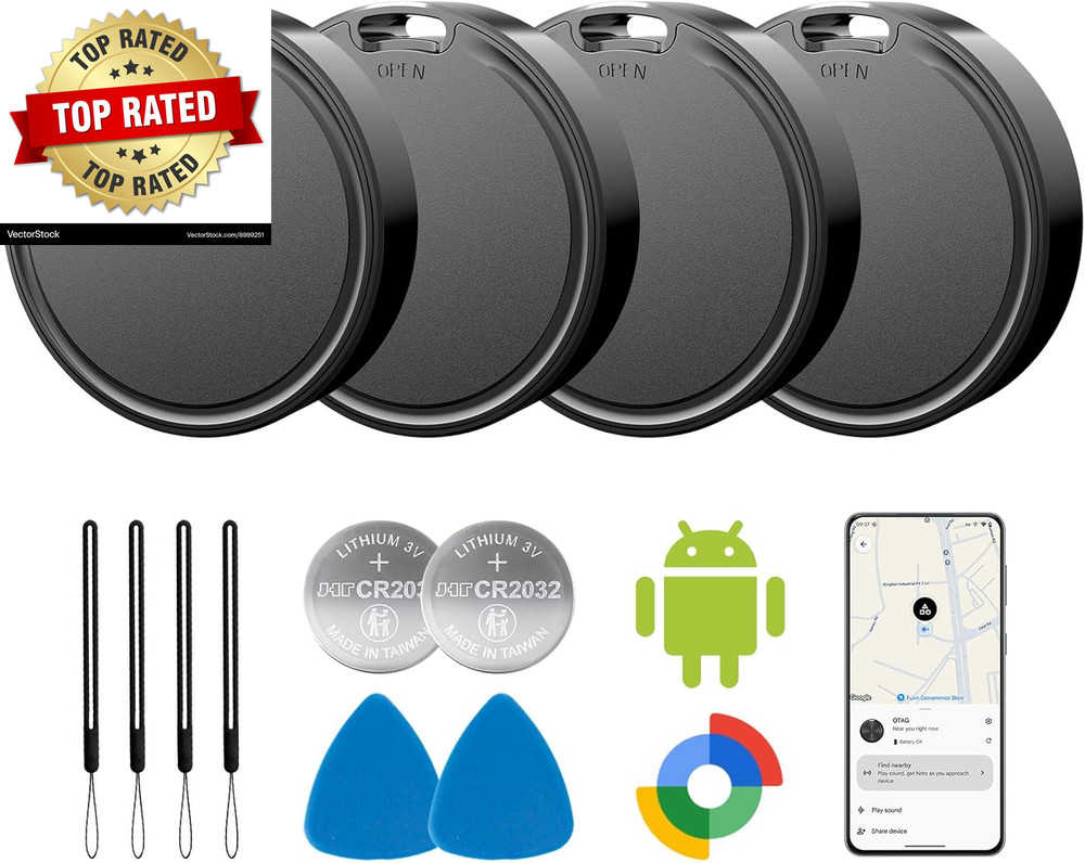 Air Tags for Android,Air Tags-4 Pack Android,Android Tracker Tags