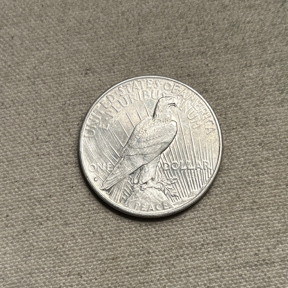 1934-D Peace Dollar Cleaned AU PJ