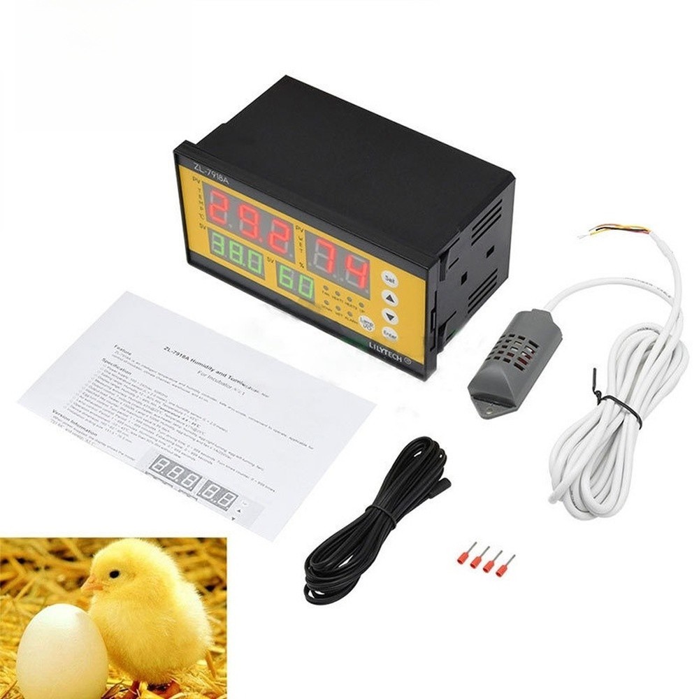 Egg Incubator with Temperature Humidity Controller and Automatic Turning Cycle