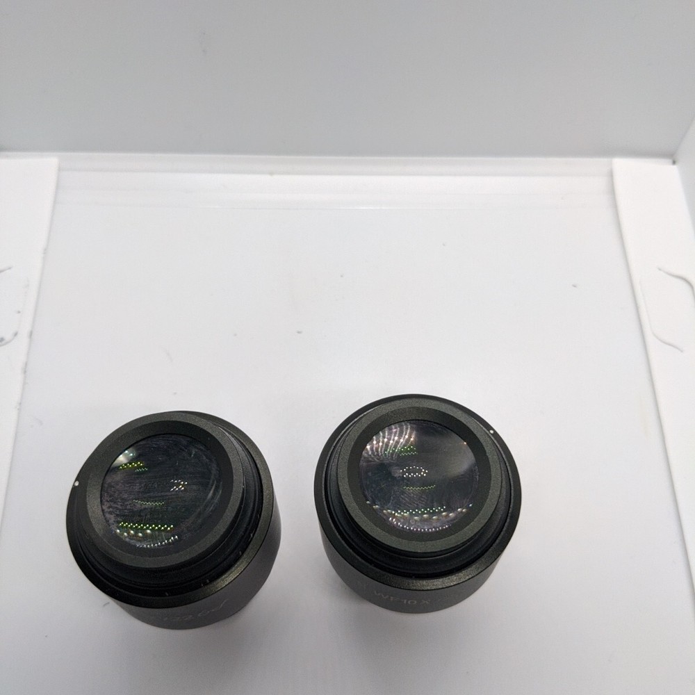 2X Motic BA400 Fluorescence Microscope Binocular Eyepieces [N-WF10X / 22]