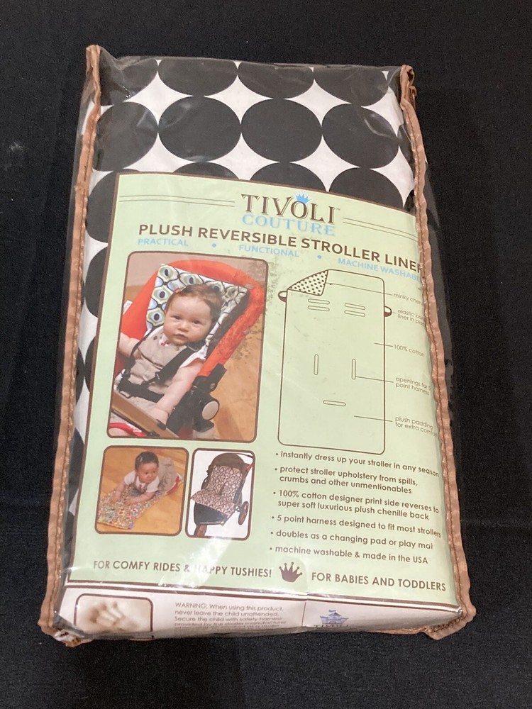 Tivolt Plush Reversible Stroller Liner - New