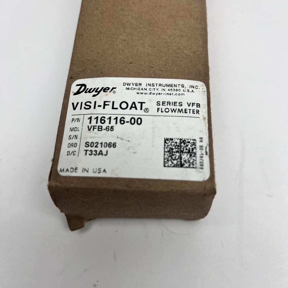 VISI-FLOAT VFB-65 FLOWMETER 116116-00