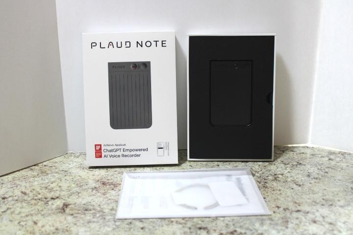 PRE-OWNED Plaud Note BLACK AI Voice Recorder SUBSCRIPTION PLAN NOT INCLUDED