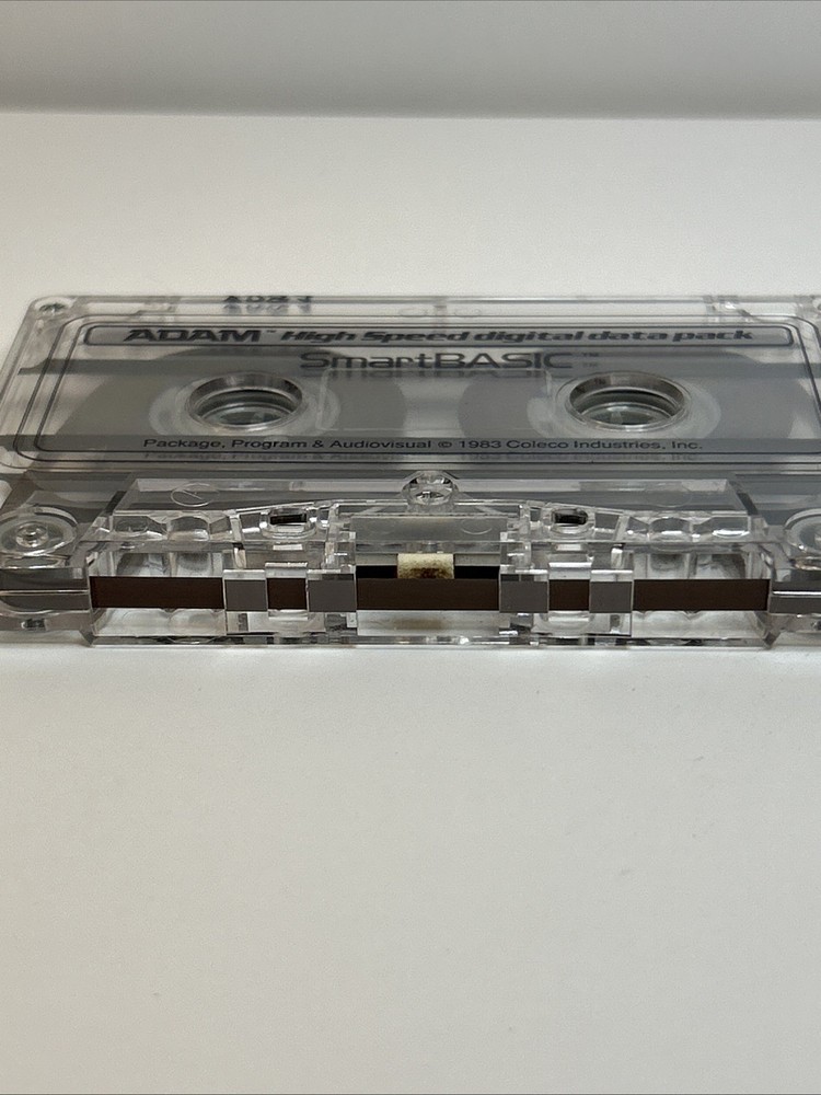 Coleco Vision ADAM SmartBasic High Speed Digital Data Pack Tape 1983 USA