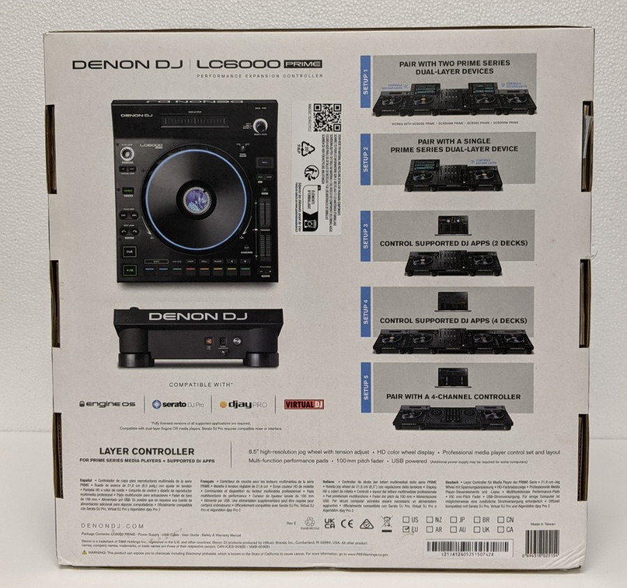 Denon DJ LC6000 – USB DJ Controller For Engine OS Media Player Sublayer Control