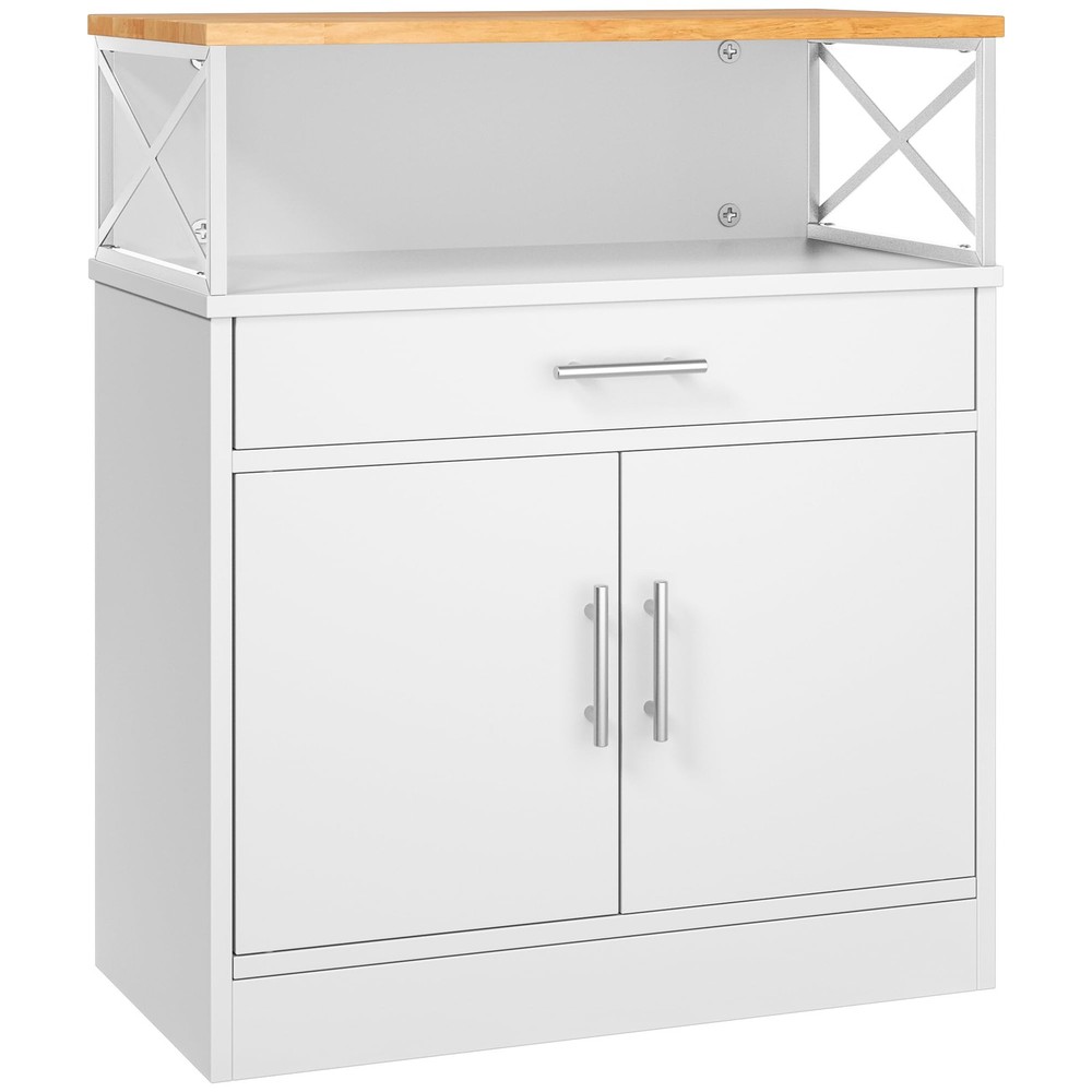 Shintenchi Kitchen Buffet Cabinet with Adjustable Shelf, Modern Kitchen Stora...
