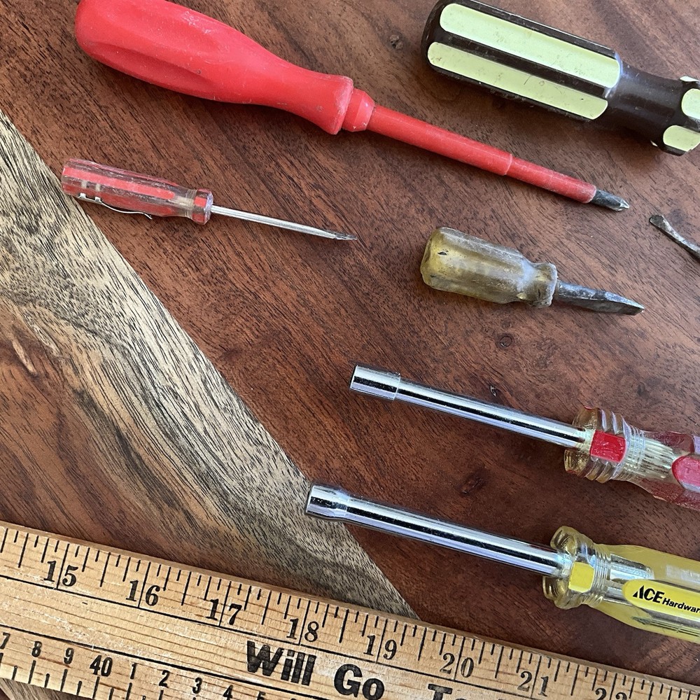 Vintage Lot 11 Screwdrivers Nut Driver Tools