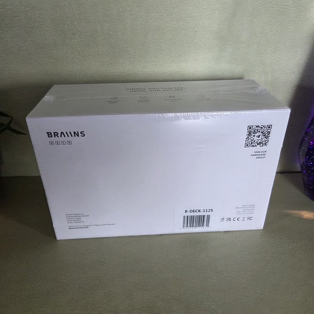 Braiins Deck Miner Clock Bitcoin Market