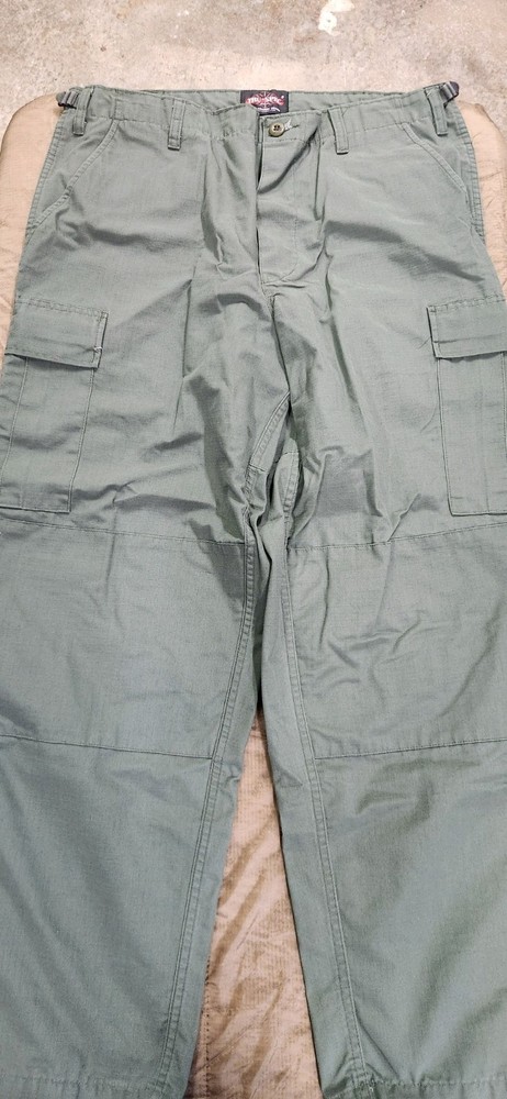 Tru-Spec Bdu Pants Green  Large Reg