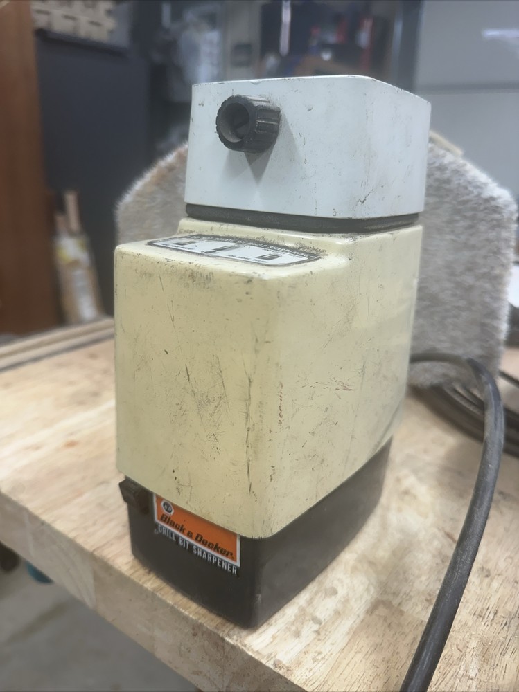 Black & Decker Drill Bit Sharpener Works Fine