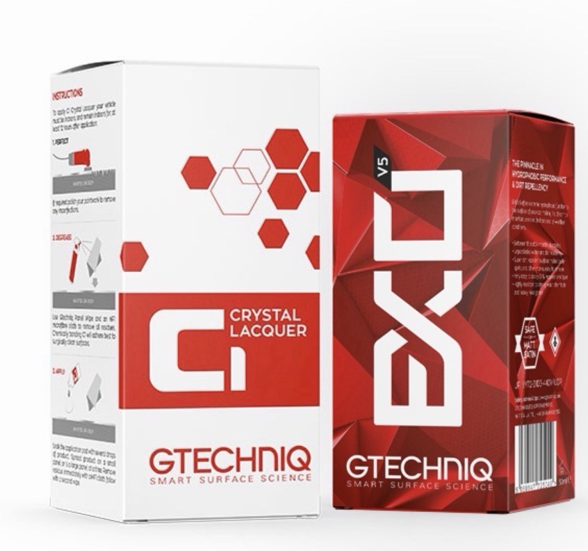 Gtechniq EXO V5 50ml | Ultra Durable Hydrophobic Ceramic Coating & C1 30ML