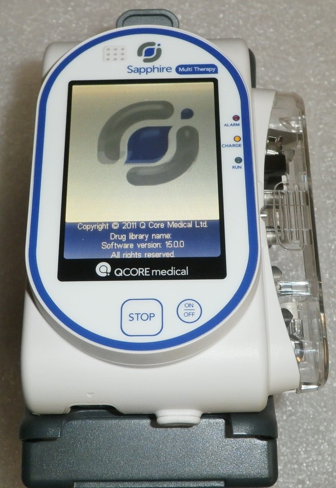 Eitan QCore Sapphire Infusion Pump - Internal Error, Yellow Marking