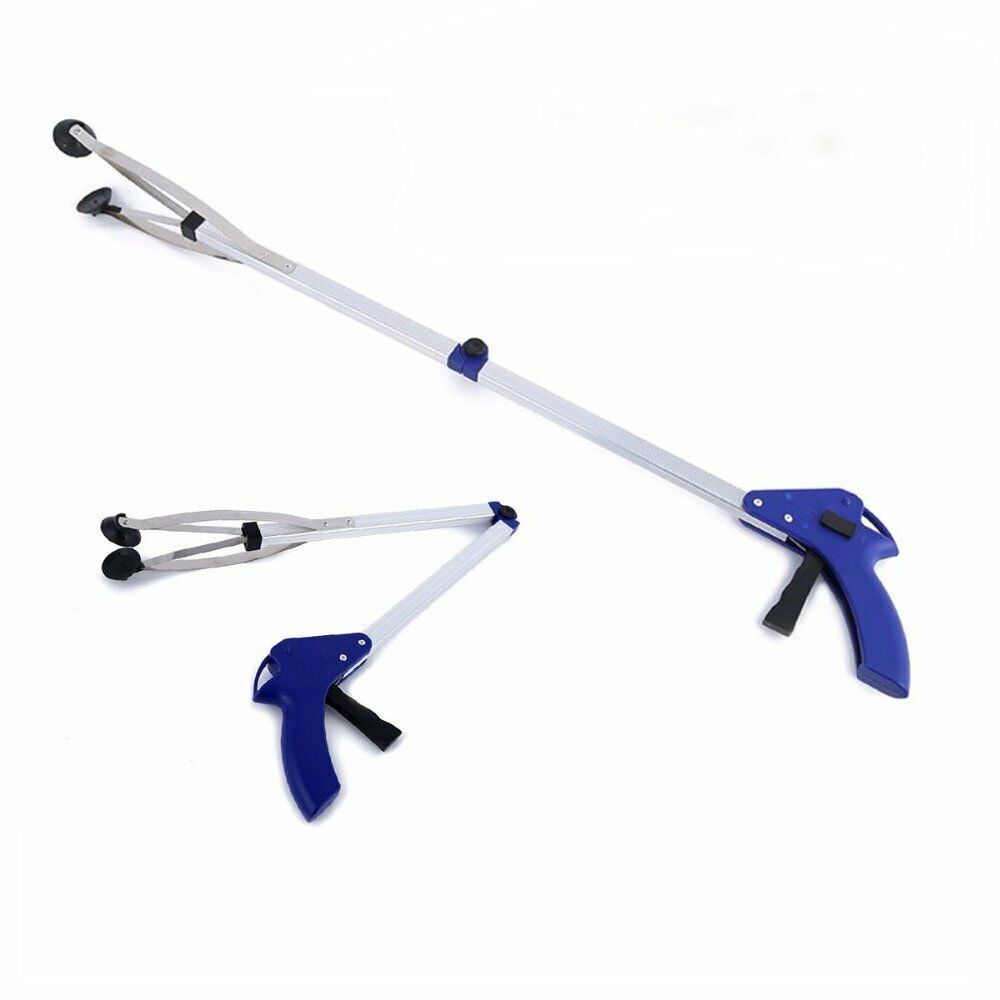 Professional Trash Pick Up Tool 85cm Garbage Grabber Reaching Stick Folding