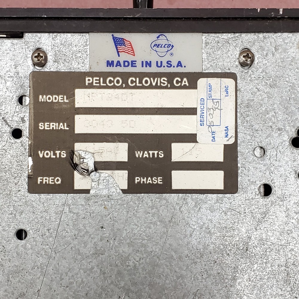 Pelco MPT24DT Joystick Control & MLZ6DT Rack Mount Remote Control Unit