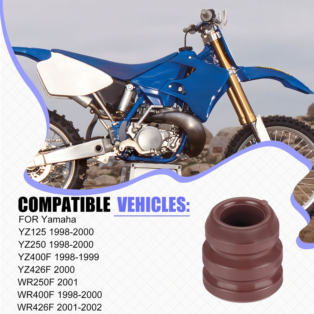 NEW 1998 - 2000 FOR YAMAHA YZ 125 250 400F 426F FRONT FORK RUBBER GUIDE BUFFER
