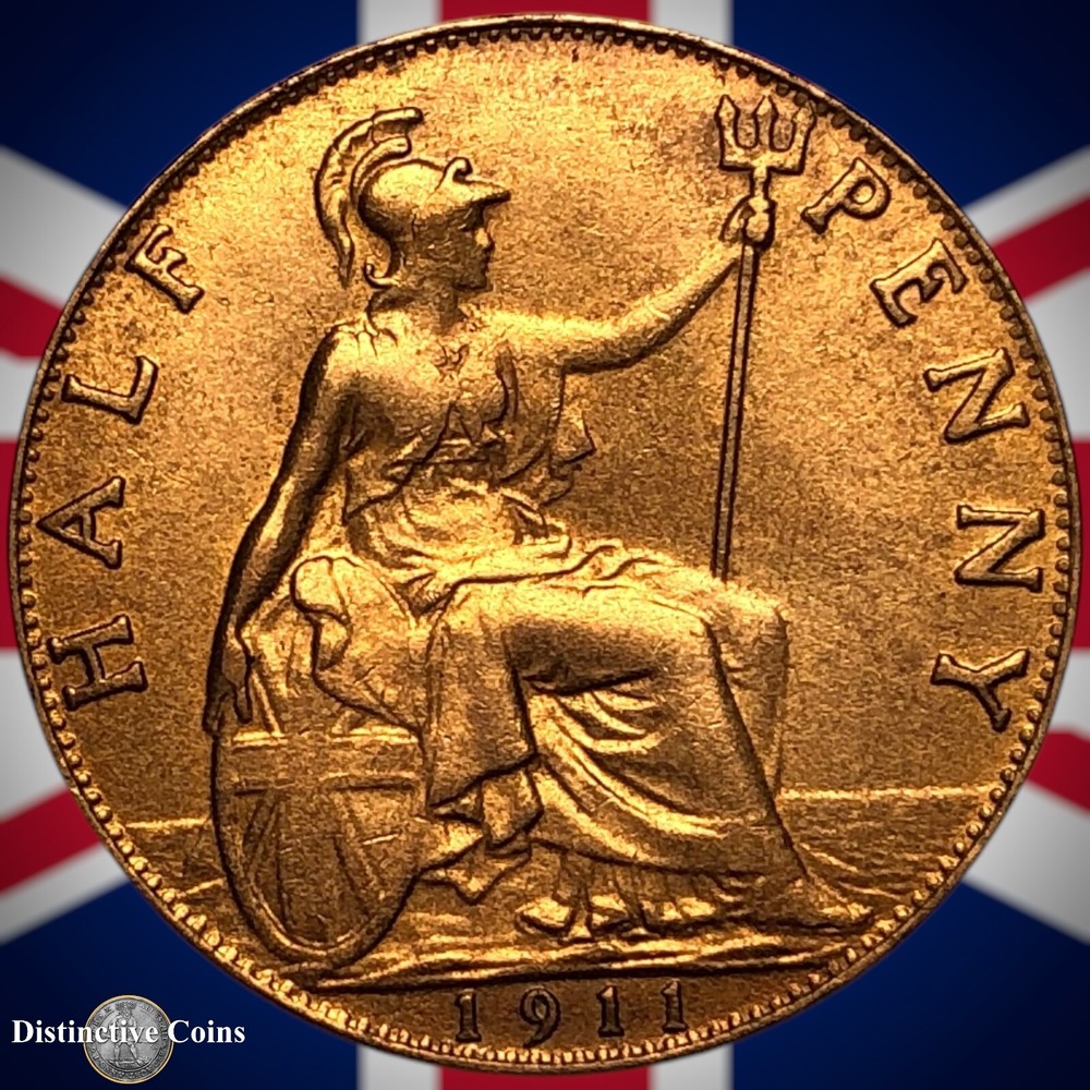 Great Britain 1911 Half Penny 1/2d GB5841