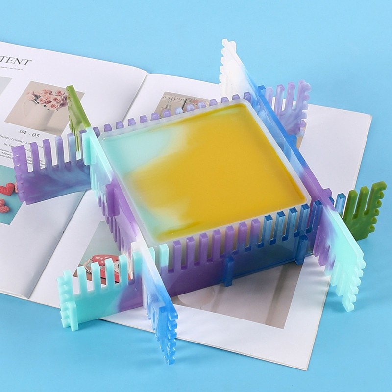 Creative Fixed Frame Silicone Mold for DIY Fixing Pad Holder Art Maki