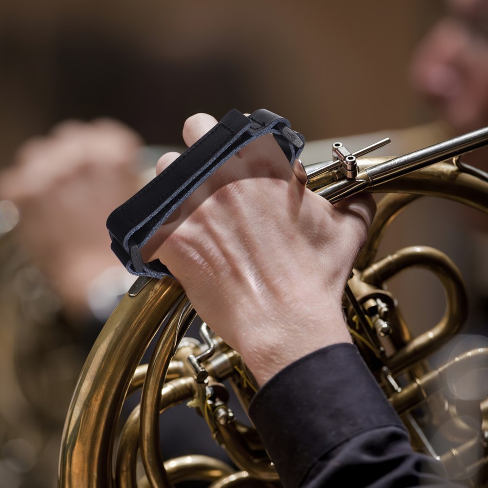 French Horn Hand Rest Instrument Accessory Guard With Strap Thin Grip