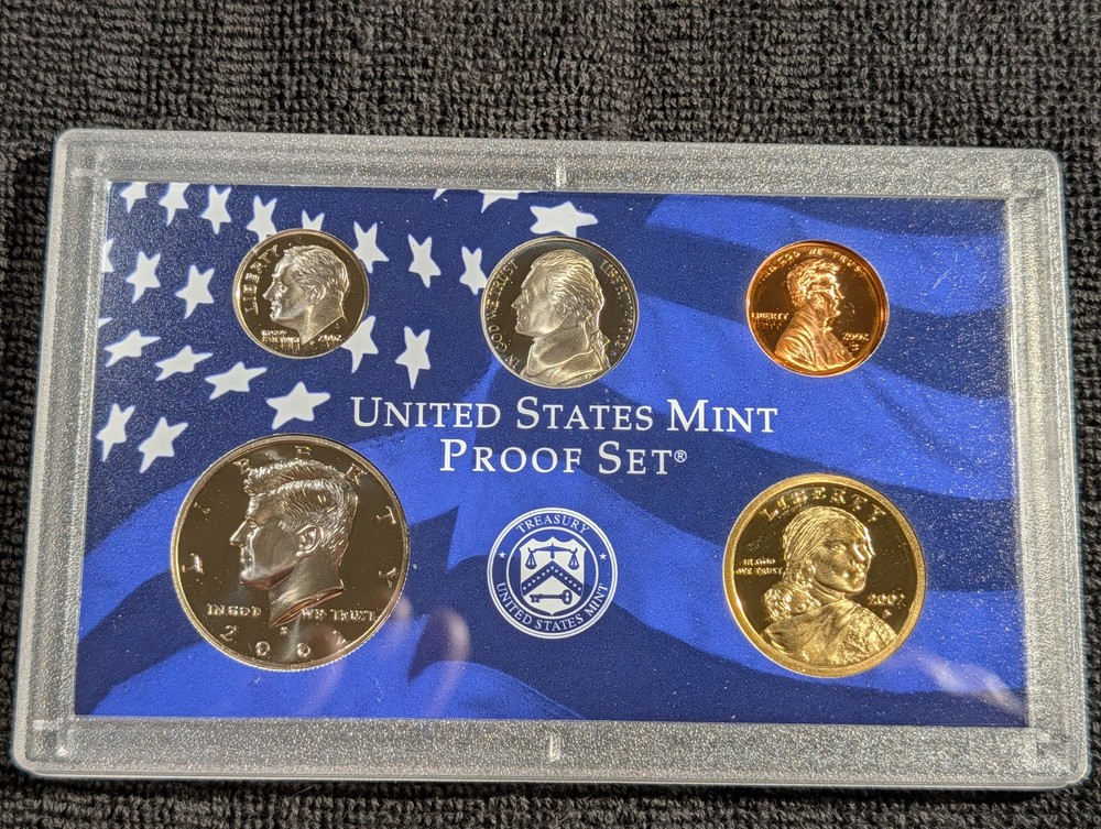 2002 US Proof set OGP COA
