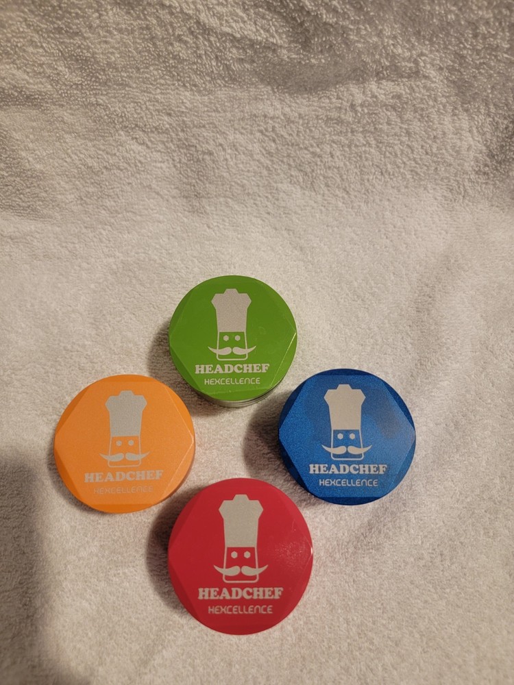 Headchef 2.5" Nano-Ceramic Herb Grinder(White)