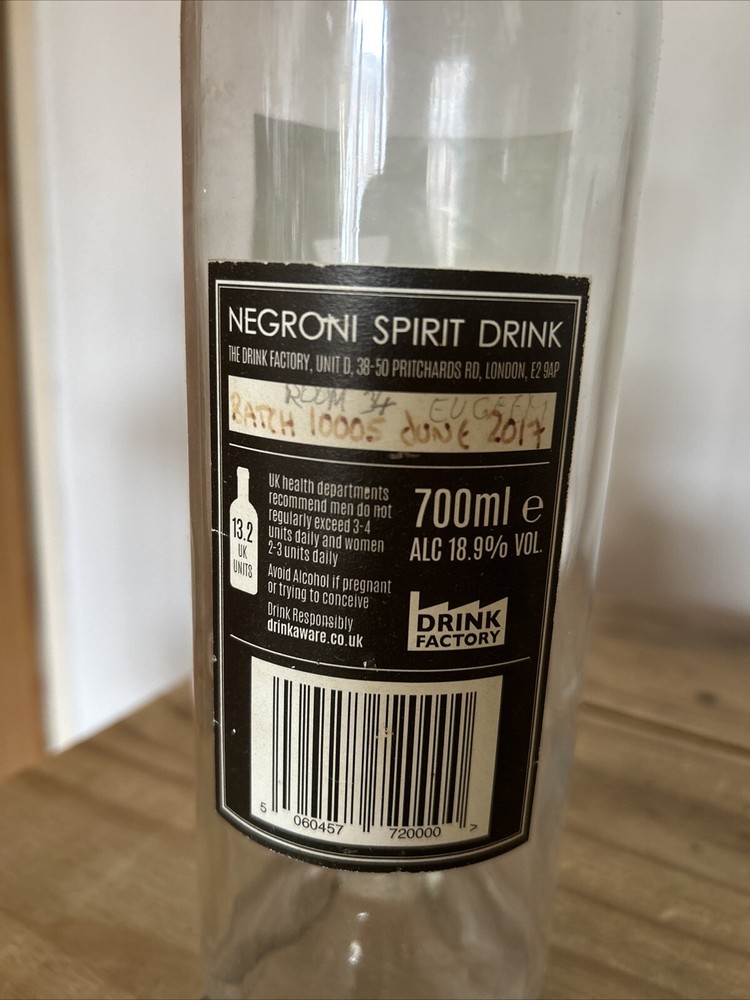 Bottle - Designed By Mo Coppoletta Negroni Classico Bottle