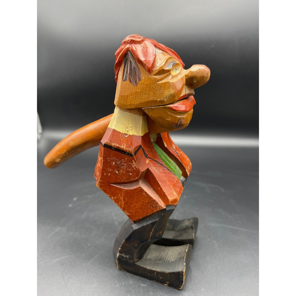 Hand Carved Austrian Nutcracker 1930's Black Forest Carving