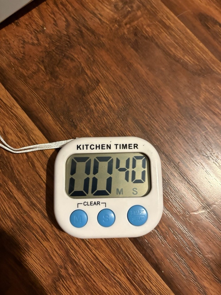 Large LCD Digital Kitchen Cooking Timer Count Down Up Clock Loud Alarm Magnetic